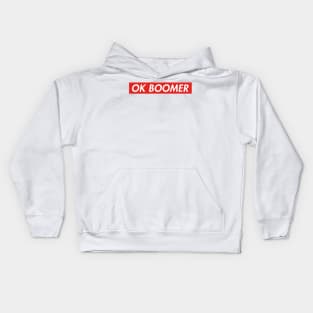 OK BOOMER Kids Hoodie